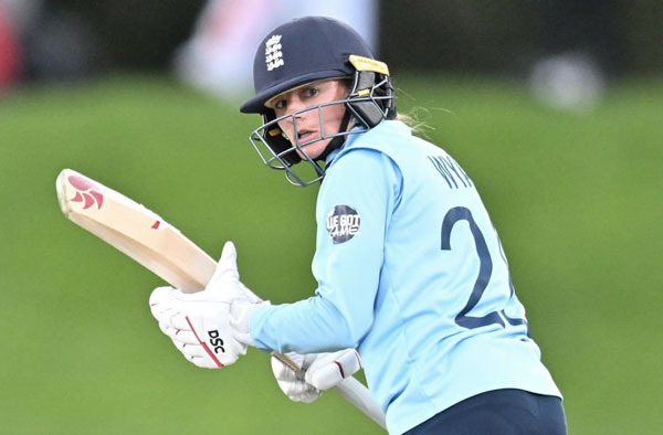 Danielle Wyatt's unbeaten 78 help England beat Pakistan by 9 Wickets. PC: ICC/Getty Images