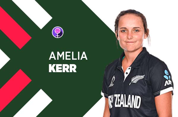 Player Profile of Amelia Kerr in Women's Cricket World Cup 2022. PC: FemaleCricket.com
