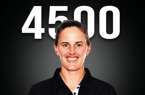 Amy Satterthwaite completes 4500 ODI Run Milestone