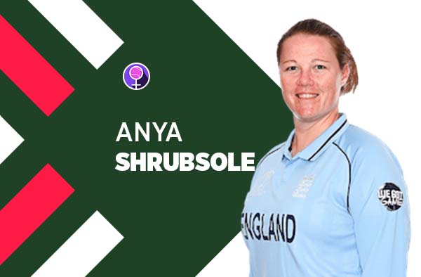 Player Profile of Anya Shrubsole in Women's Cricket World Cup 2022. PC: FemaleCricket.com