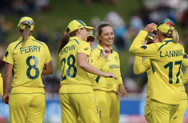 Australia thrash New Zealand by Massive 141 Runs to Regain Top Spot in Points Table. PC: ICC/Getty Images