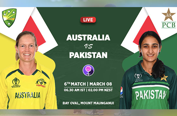 Match 6 – Australia vs Pakistan Women | Squad | Fantasy XI | Players to Watch | Live Streaming