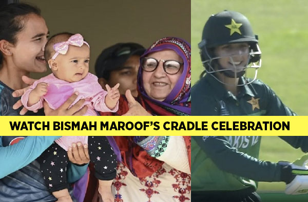 Video: Bismah Maroof dedicates Half-Century to her 6 Month Old Daughter