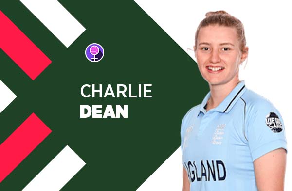 Player Profile of Charlie Dean in Women's Cricket World Cup 2022. PC: FemaleCricket.com