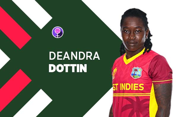 Player Profile of Deandra Dottin in Women's Cricket World Cup 2022. PC: FemaleCricket.com