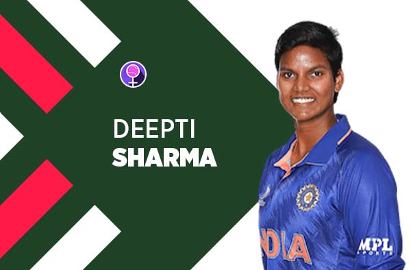 Player Profile of Deepti Sharma in Women's Cricket World Cup 2022. PC: FemaleCricket.com