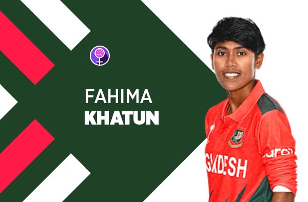 Player Profile of Fahima Khatun in Women's Cricket World Cup 2022. PC: FemaleCricket.com