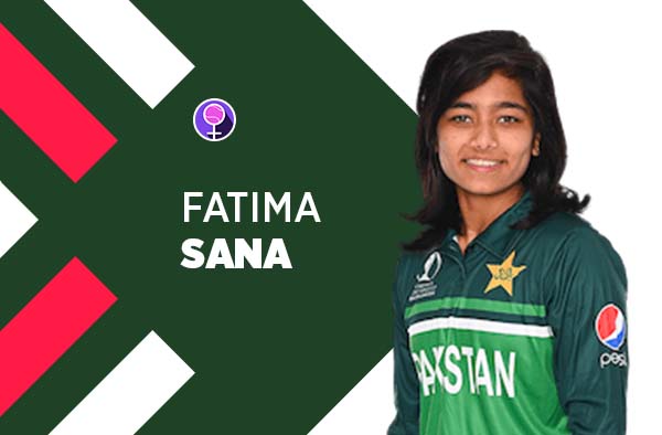 Player Profile of Fatima Sana in Women's Cricket World Cup 2022. PC: FemaleCricket.com