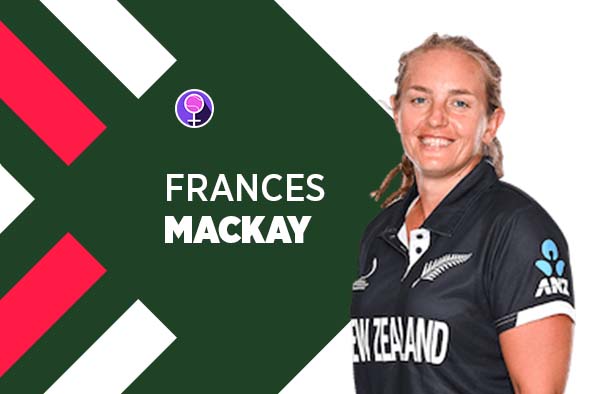 Player Profile of Frances Mackay in Women's Cricket World Cup 2022. PC: FemaleCricket.com