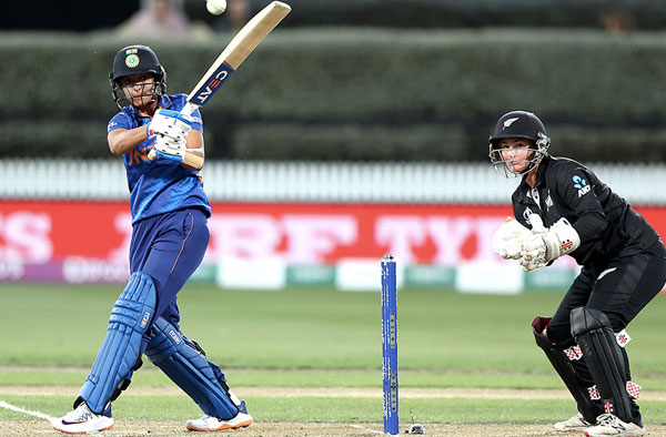 Harmanpreet Kaur's 71 in vain, India fall short of 62 Runs against New Zealand. PC: ICC / Getty Images 