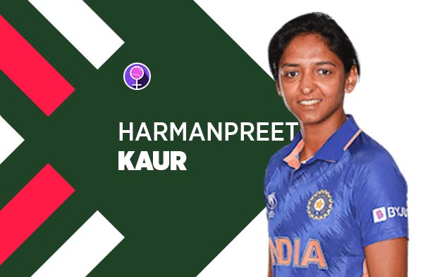 Player Profile of Harmanpreet Kaur in Women's Cricket World Cup 2022. PC: FemaleCricket.com