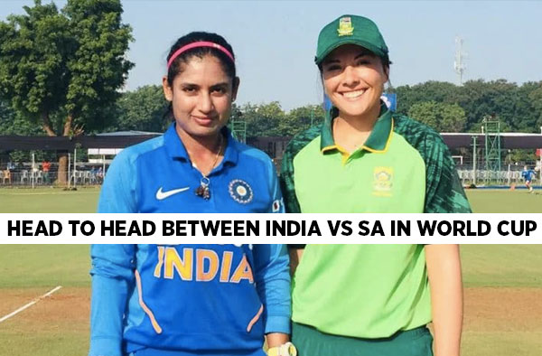 Head to Head between India and South Africa Women in ODI World Cup