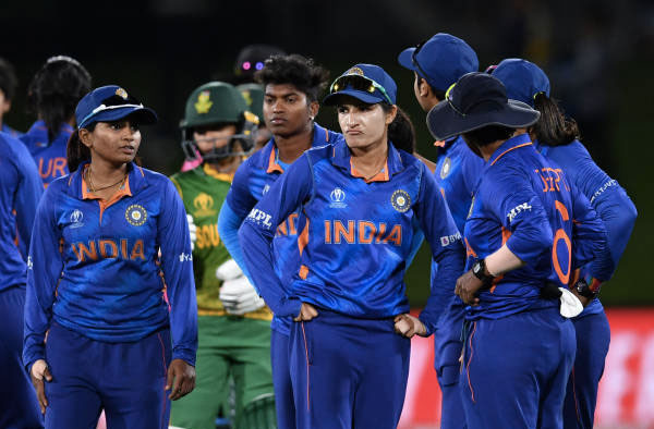 India lose to South Africa in a tense encounter by 3 Wickets. PC: ICC/Getty Images