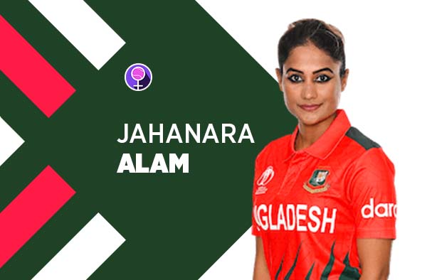 Player Profile of Jahanara Alam in Women's Cricket World Cup 2022. PC: FemaleCricket.com