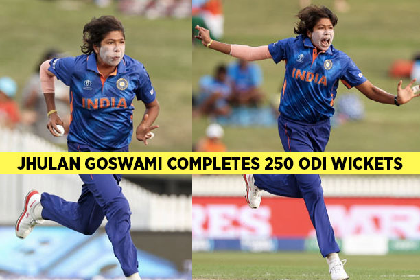 Twitter Reactions: Netizens hail Jhulan Goswami on her 250 ODI Wicket Milestone