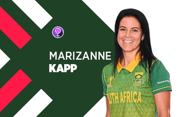 Player Profile of Marizanne Kapp in Women's Cricket World Cup 2022. PC: FemaleCricket.com