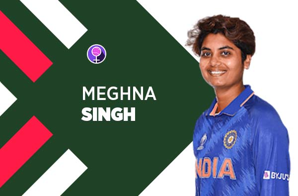 Player Profile of Meghna Singh in Women's Cricket World Cup 2022. PC: FemaleCricket.com