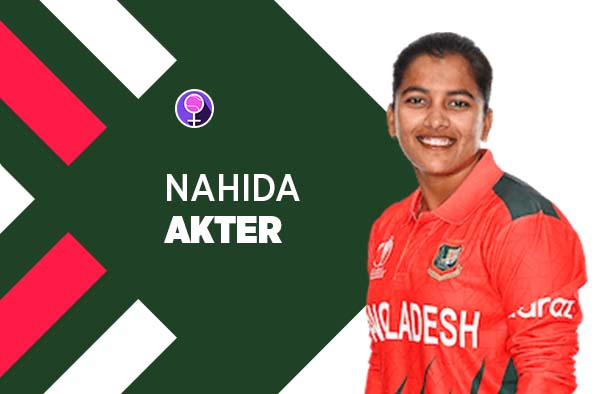 Player Profile of Nahida Akter in Women's Cricket World Cup 2022. PC: FemaleCricket.com