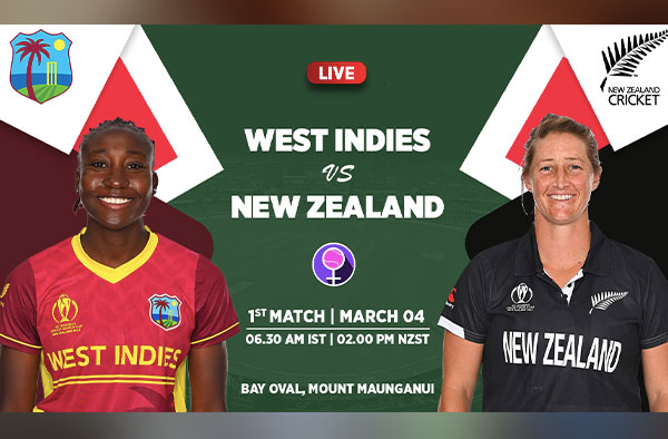 Match 1 – New Zealand vs West Indies Women | Fantasy XI | Players to Watch | Live Streaming