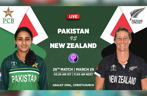 Match 26 – New Zealand vs Pakistan Women | Squad | Fantasy XI | Players to Watch | Live Streaming