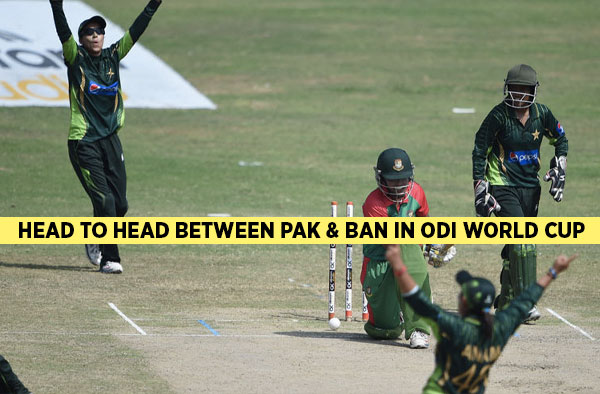 Head to Head between Pakistan and Bangladesh Women in ODI World Cup