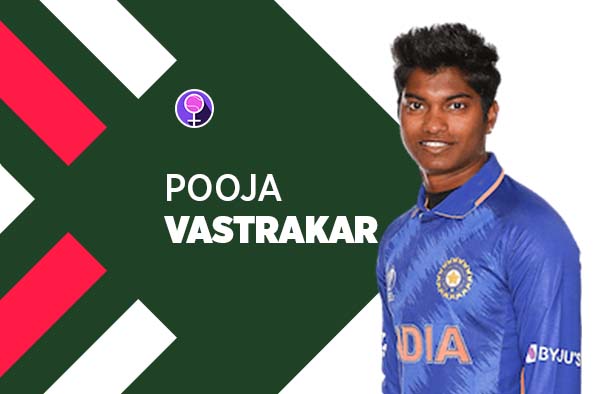 Player Profile of Pooja Vastrakar in Women's Cricket World Cup 2022. PC: FemaleCricket.com