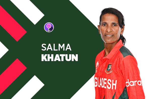 Player Profile of Salma Khatun in Women's Cricket World Cup 2022. PC: FemaleCricket.com