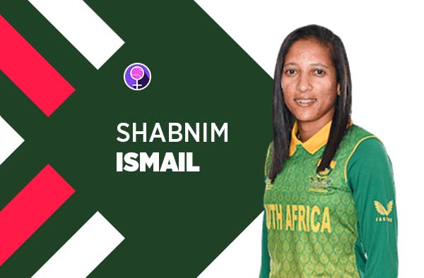 Player Profile of Shabnim Ismail in Women's Cricket World Cup 2022. PC: FemaleCricket.com