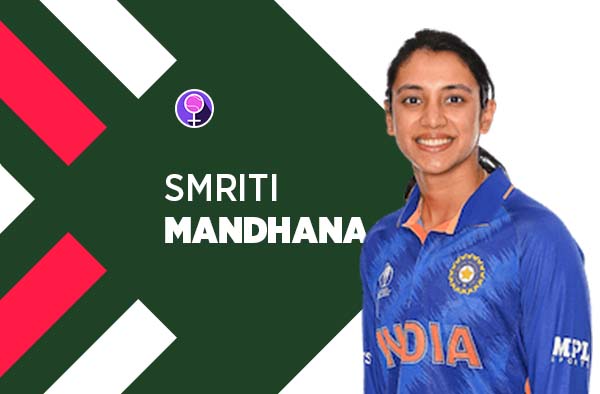 Player Profile of Smriti Mandhana in Women's Cricket World Cup 2022. PC: FemaleCricket.com