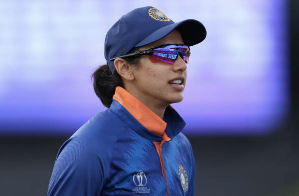 Smriti Mandhana in ICC Women's Cricket World Cup 2022. PC: ICC/Getty Images