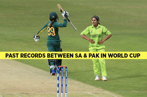 Head to Head between Pakistan and South Africa Women in ODI World Cup
