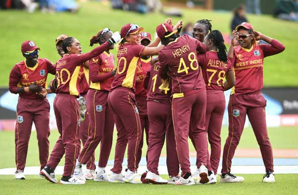 West Indies Women register their first ever World Cup Win against England. PC: ICC/Getty Images