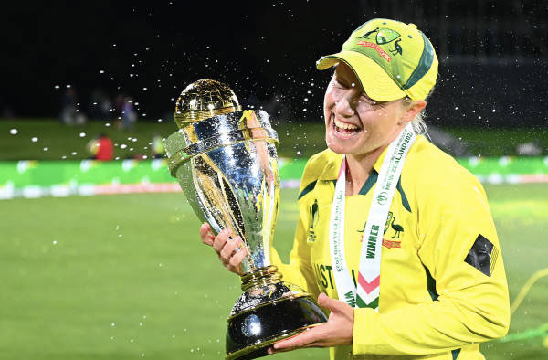 Alyssa Healy declared Player of the Tournament in World Cup 2022 PC: ICC/Getty Images