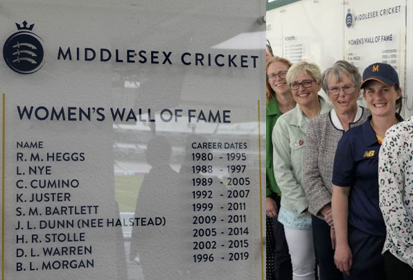 Middlesex Unveil Wall of Fame to Honour 9 Women Cricketers 