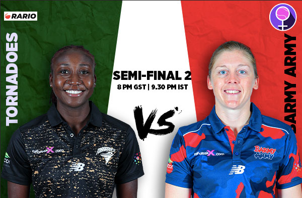 Semi-Final 2: Barmy Army v Tornadoes Women | Squads | Players to watch | Fantasy Playing XI | Live streaming