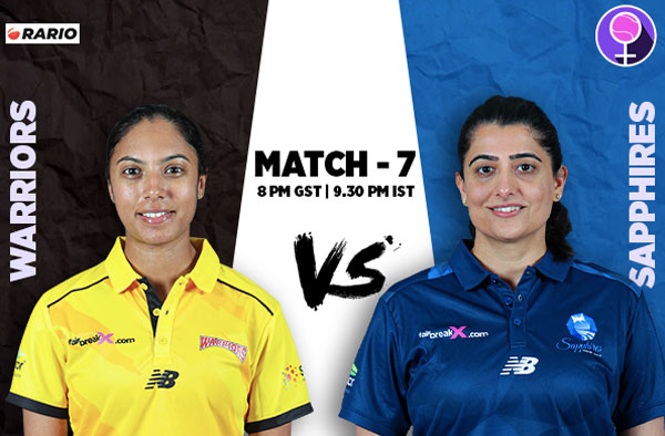Match 7: Sapphires v Warriors Women | Squads | Players to watch | Fantasy Playing XI | Live streaming