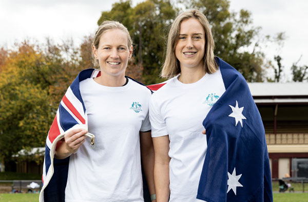 Australian Star Meg Lanning and Ellyse Perry are ready for Birmingham Games 2022. PC:AusWomenCricket / Twitter