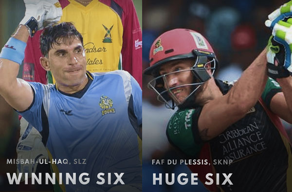 The Best Sixes You Can Own on Rario - Misbah Ul Haq and Faf Du Plessis