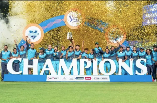 Supernovas - Winners of Women's T20 Challenge 2022. PC: Twitter