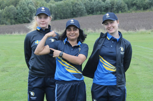 Sweden Women's Cricket Team. PC: Twitter