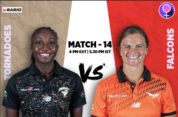 Match 14: Tornadoes v Falcons Women | Squads | Players to watch | Fantasy Playing XI | Live streaming