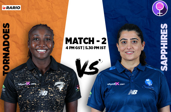 Match 2: Tornadoes v Sapphires Women | Squads | Players to watch | Fantasy Playing XI | Live streaming