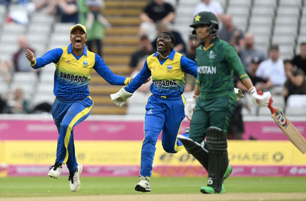 Hayley Matthews and Kycia Knight help Barbados beat Pakistan by 15 Runs. PC: Getty Images