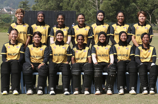Malaysia Women's Cricket Team . PC:  Twitter