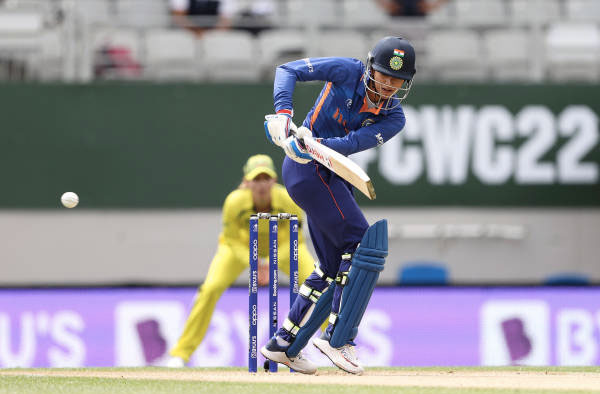 Smriti Mandhana in action against Australia. PC: Getty Images