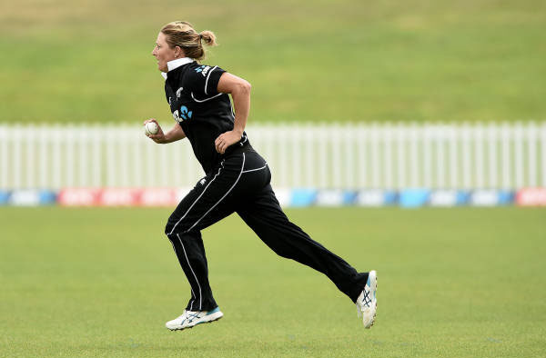 Sophie Devine completes 100 T20I Wickets . PC: Getty Images