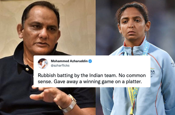 Twitter slams Mohammad Azharuddin for his comments on Indian Women's Cricket Team