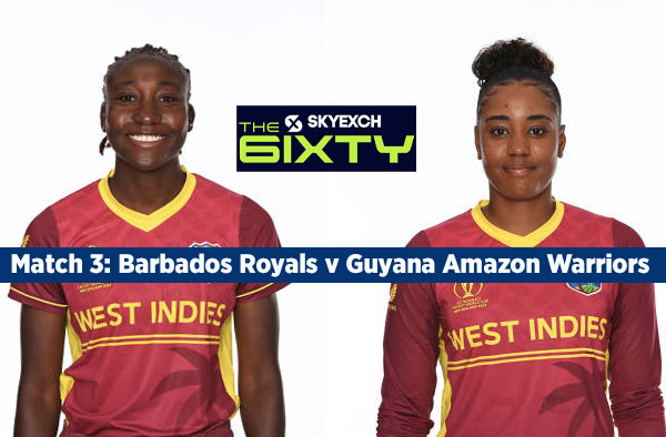 Match 3: Barbados Royals v Guyana Amazon Warriors | Squads | Players to watch | Fantasy Playing XI