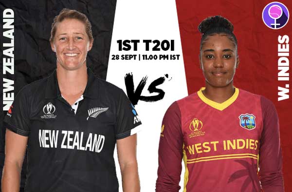 1st T20I: New Zealand v West Indies | Squads | Players to watch | Fantasy Playing XI | Live streaming