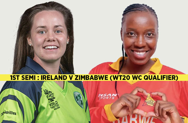 1st semifinals: Ireland v Zimbabwe |  Squads |  Players to watch |  play fantasy XI |  live streaming